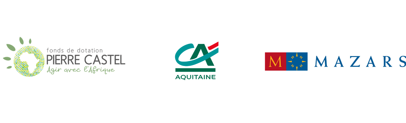 Logo Pierre Castel Crédit agricole et Mazars