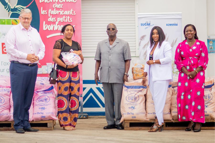 SUCAF CI offre 2 tonnes de sucre à la lauréate ivoirienne du Prix Pierre Castel 2021