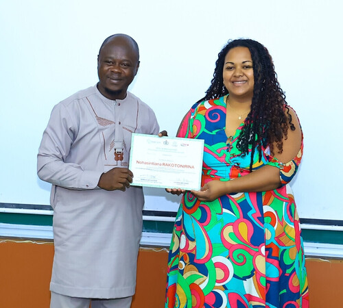 Dr Gboko Casimir et Nohasintiana RAKOTONIRINA - Prix Jeunes Espoirs 2025