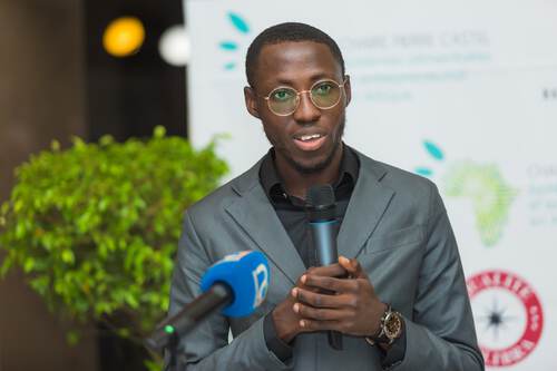 Discours de Christian TANNE, Ingénieur agronome, Etudiant de la Chaire Pierre Castel.JPG