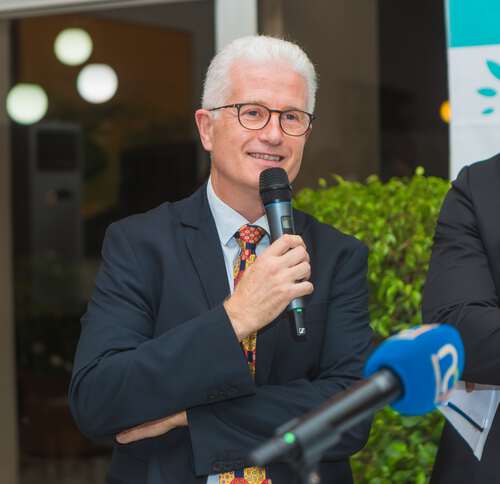 Discours de Christophe ALEMANY, Titulaire de la Chaire pour Bordeaux Sciences Agro.JPG